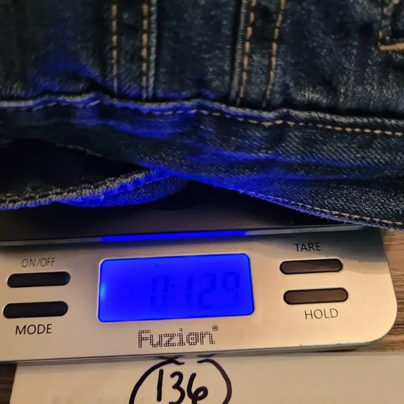 Place Girls Denim Jacket Size S (6) Blue Solid 100% Cotton Long Sleeves Collared - Picture 5 of 5